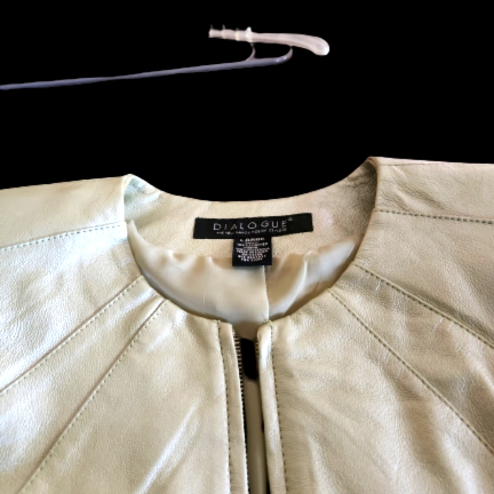 Iridescent Leather Jacket - Picture 3 of 6
